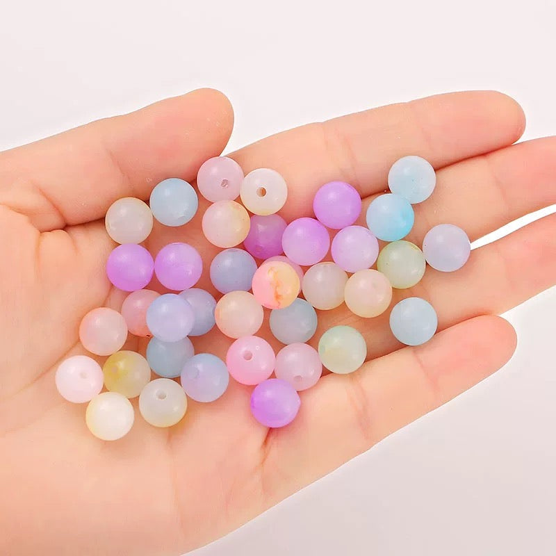 Perles acryliques : Gelées (8 mm) Perles acryliques : Gelées (8 mm)