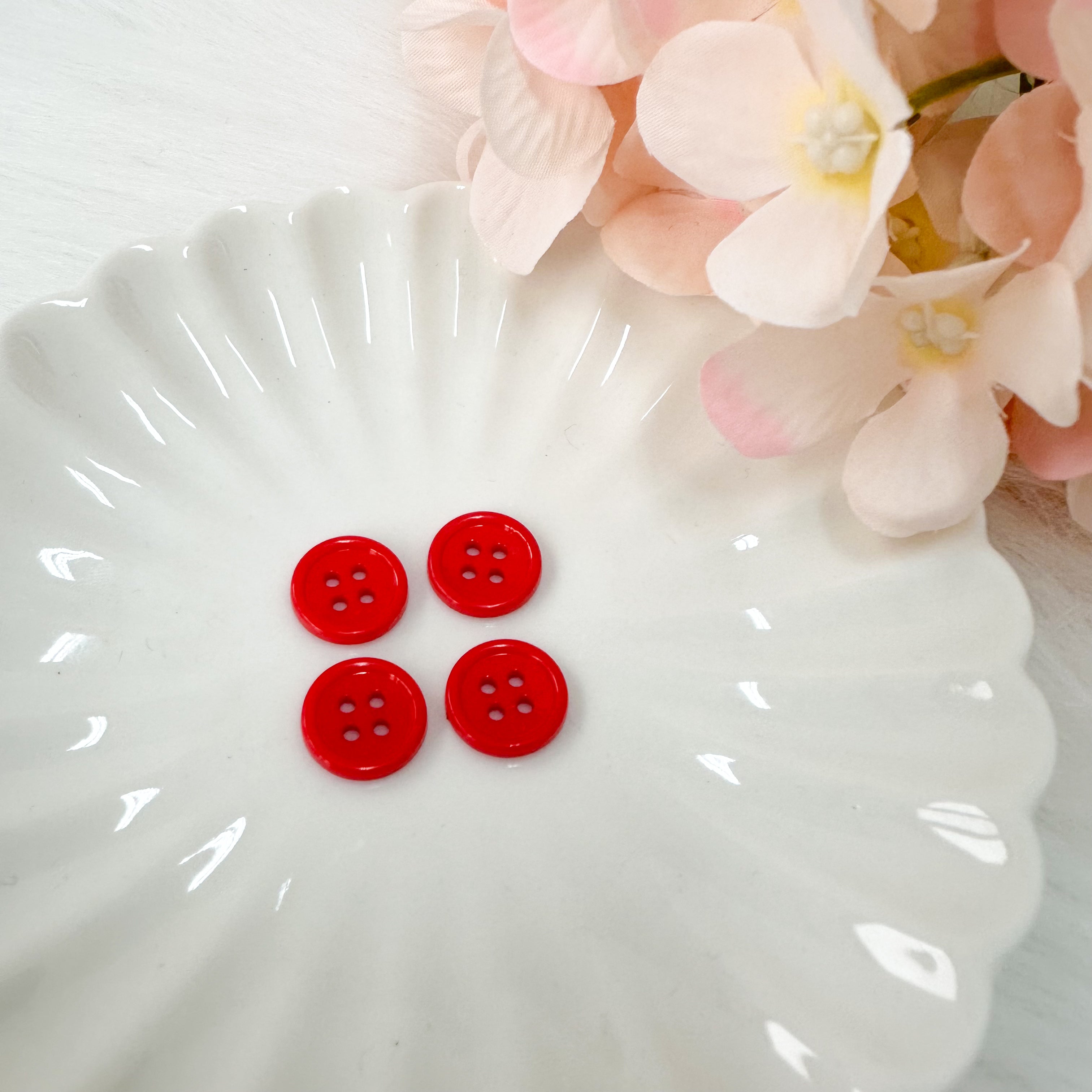 Boutons en résine de 10 mm